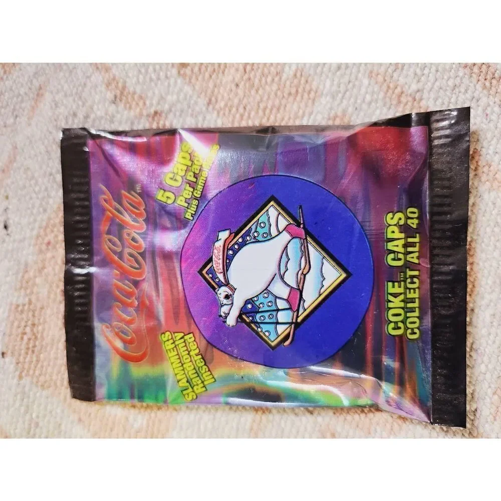 COCA-COLA POGS 10 PACKS Sealed #A96